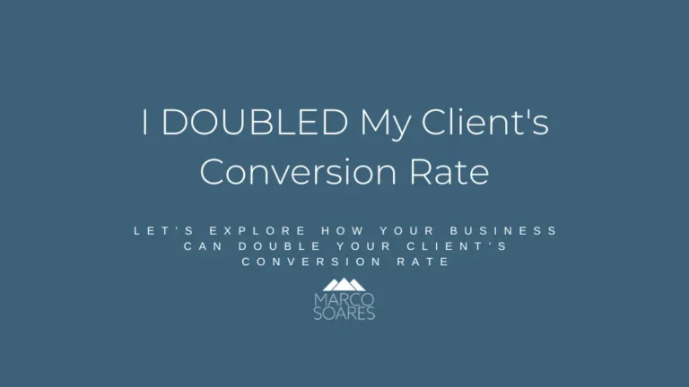 I DOUBLED My Client’s Conversion Rate