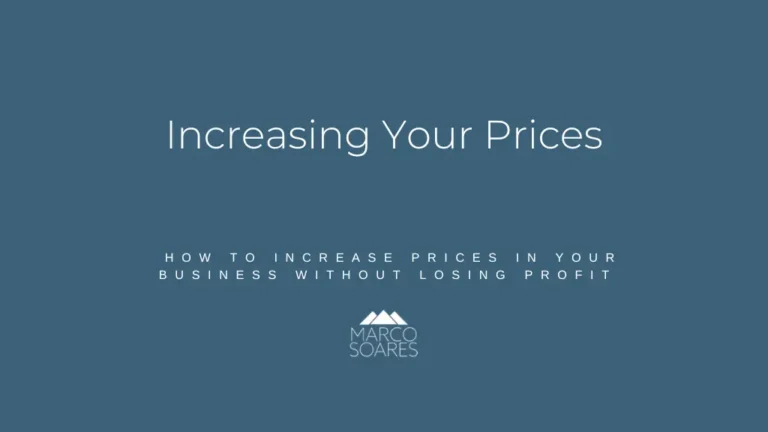Increasing Your Prices
